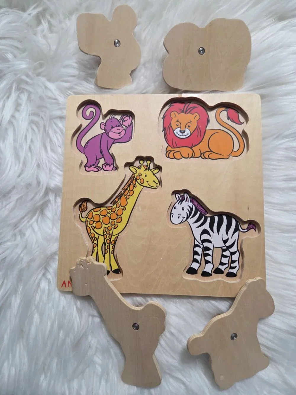 Lakeshore Animal Knob Puzzle